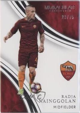 Radja Nainggolan #53 Soccer Cards 2017 Panini Immaculate