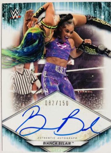 Bianca Belair #A-BB Wrestling Cards 2021 Topps WWE Autographs