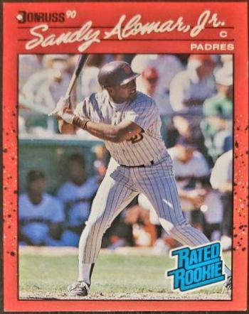 Sandy Alomar Jr. #30 Baseball Cards 1990 Donruss