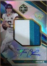 Trevor Lawrence [Patch Autograph Holographic Spotlight] #143 Football Cards 2021 Panini Limited