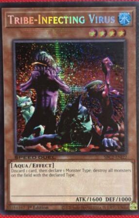 Tribe-Infecting Virus [Prismatic Secret Rare] SBC2-ENI22 YuGiOh Speed Duel: Battle City Finals