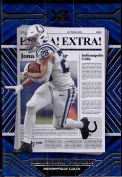 Jonathan Taylor [Blue] #EXT-16 Football Cards 2022 Panini XR Extra