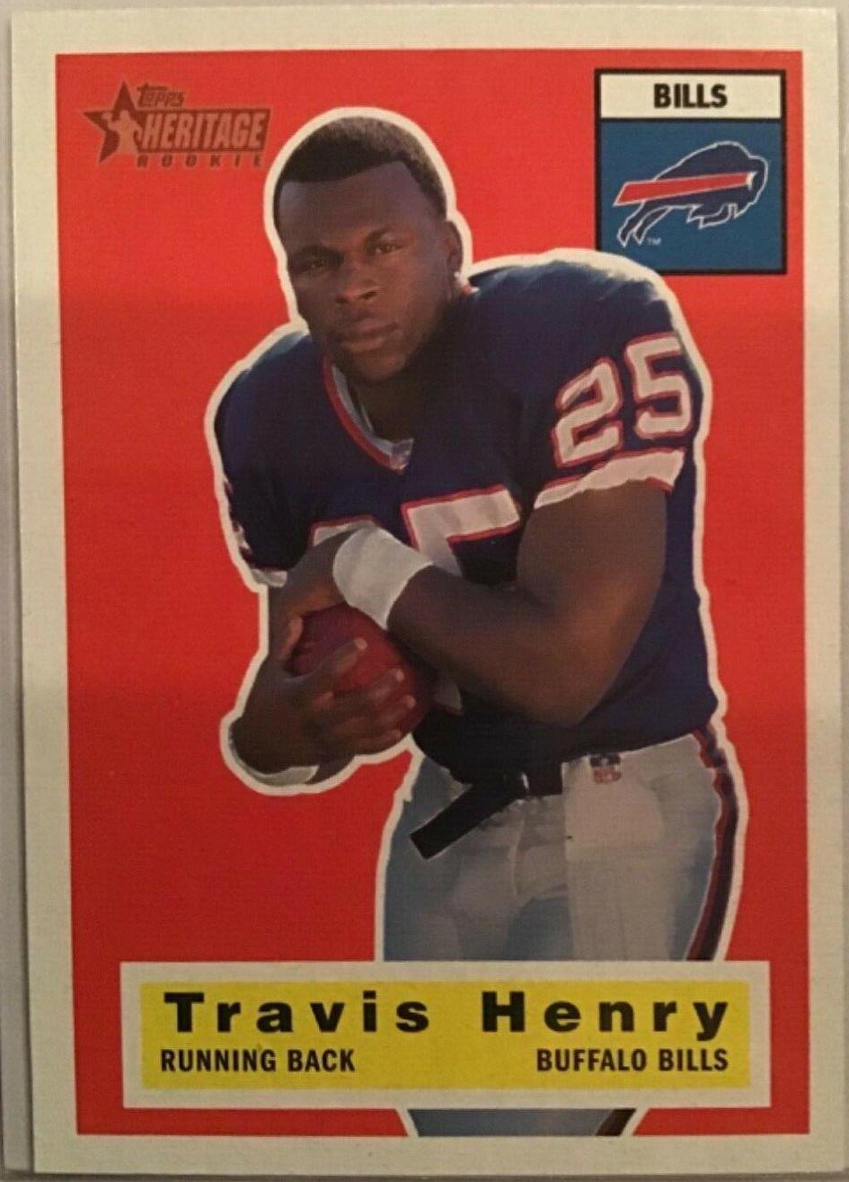 Travis Henry #145 Football Cards 2001 Topps Heritage