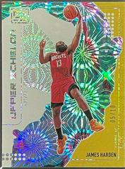 James Harden [Gold Fireworks] #1 Basketball Cards 2019 Panini Status Upper Echelon Prices