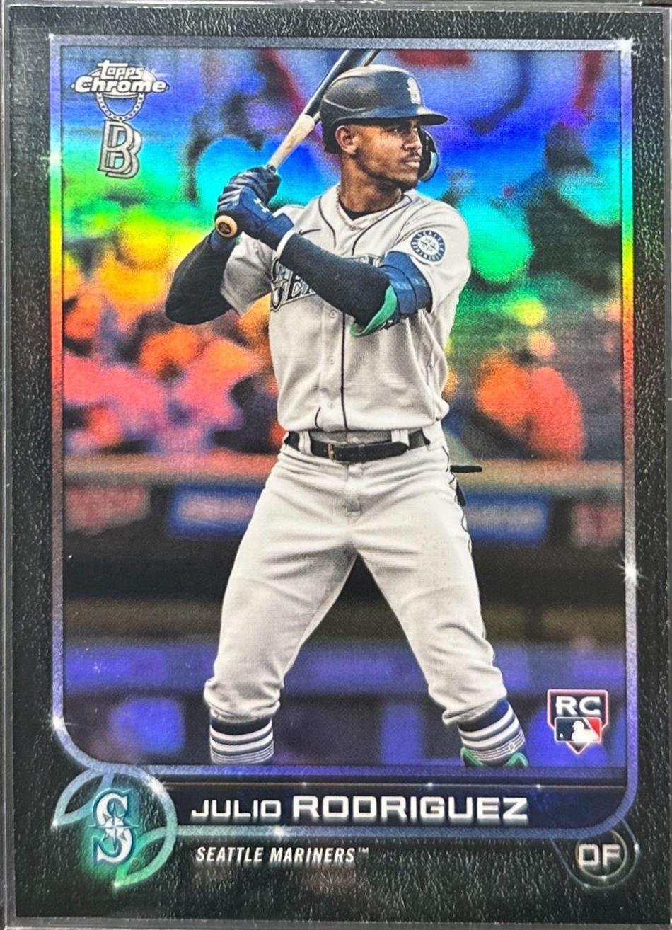 Julio Rodriguez 2022 Topps Chrome popular MLB Ben Baller