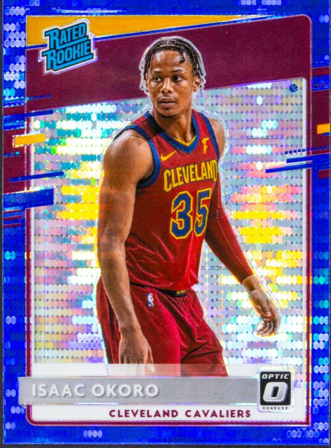 Isaac Okoro Blue Pulsar Prices Panini Donruss Optic