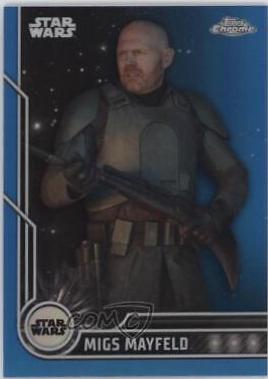 Migs Mayfeld [Blue Refractor] #100 Star Wars 2023 Topps Chrome