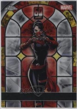 Elektra #DD-4 Marvel 2024 Topps Chrome Daredevil 60th Anniversary