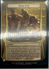 Know Evil #8 Magic Archenemy: Nicol Bolas Schemes Prices