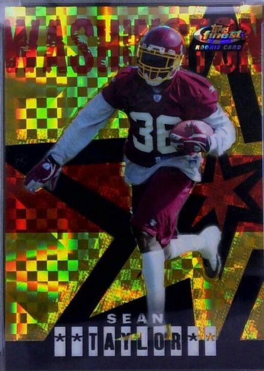 Sean Taylor [Gold Xfractor] #65 Football Cards 2004 Topps Finest