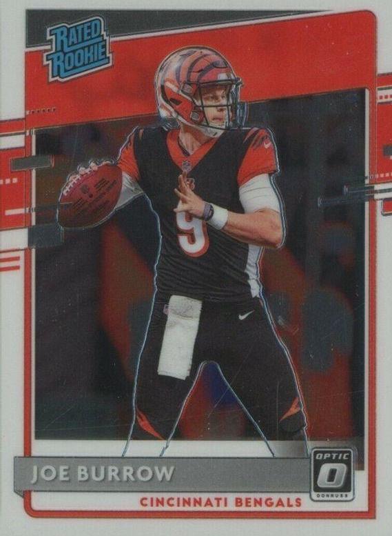 2020 Panini Donruss cheapest Joe Burrow Optic Preview Red/Green PSA 9