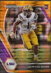 Ja'Marr Chase [Orange Pulsar Prizm] #112 Football Cards 2021 Panini Prizm Draft Picks Prices