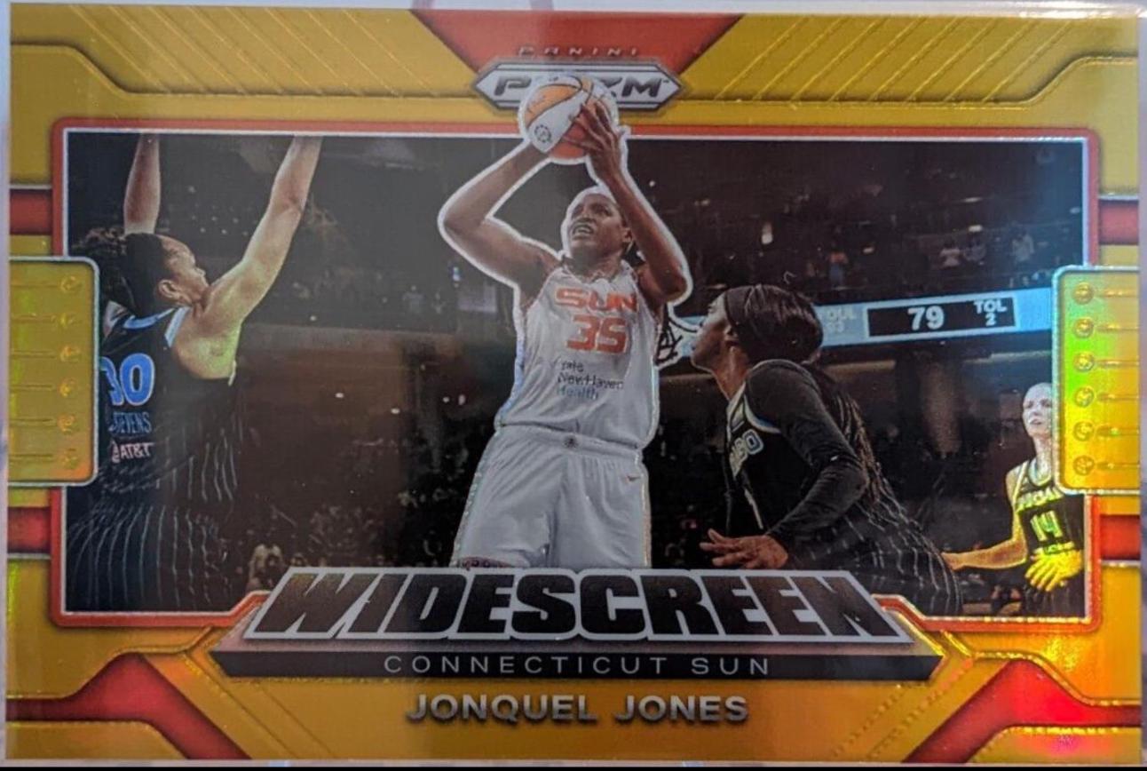 Jonquel Jones [Gold] #2 Basketball Cards 2022 Panini Prizm WNBA Widescreen