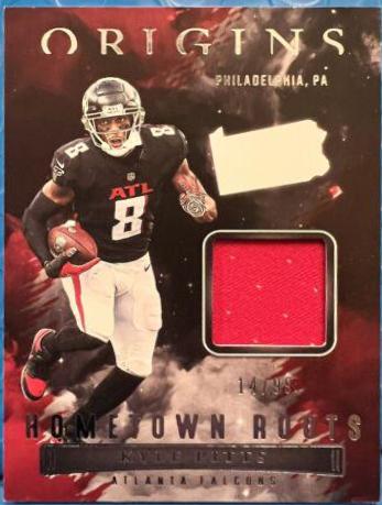 Kyle Pitts #HR-KPI Football Cards 2022 Panini Origins Hometown Roots