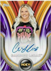 Candice LeRae [Purple] #A-CL Wrestling Cards 2020 Topps WWE Women's Division Autographs Prices