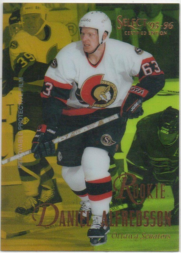 Daniel Alfredsson [Mirror Gold] #122 Hockey Cards 1995 Select Certified