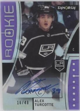 Alex Turcotte #AR-AT Hockey Cards 2021 Upper Deck Synergy Autograph Rookies