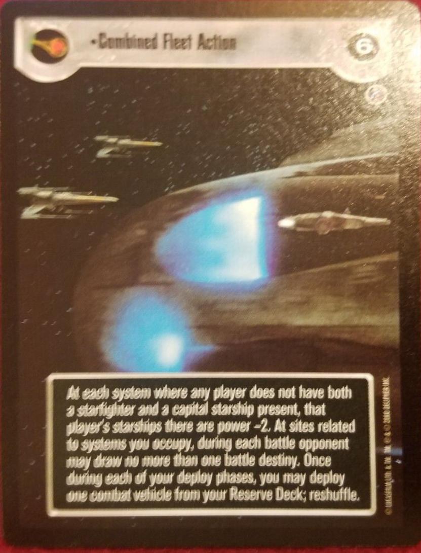 Combined Fleet Action [Limited] Star Wars CCG Death Star II