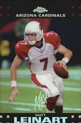 Matt Leinart [Refractor] #TC1 Football Cards 2007 Topps Chrome