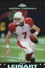 Matt Leinart [Refractor] #TC1 Football Cards 2007 Topps Chrome Prices