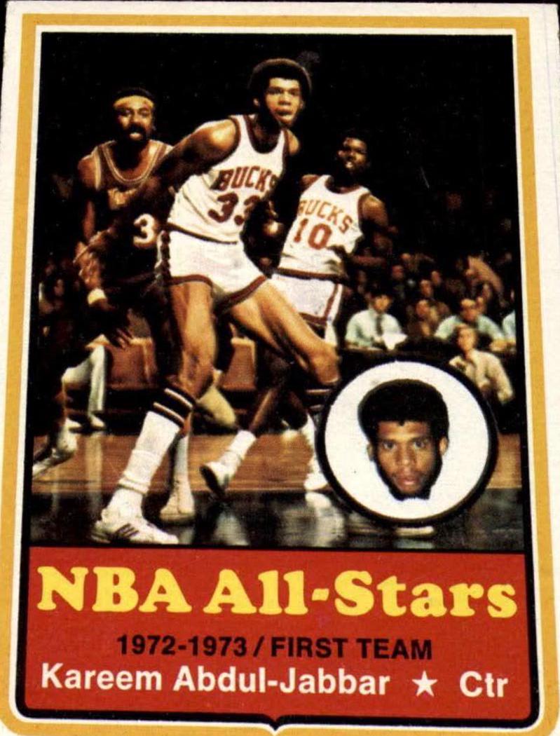 Kareem Abdul-Jabbar #50 Basketball Cards 1973 Topps