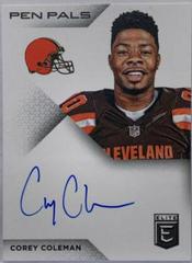 Corey Coleman #PP-CC Football Cards 2016 Panini Donruss Elite Pen Pals Autographs Prices