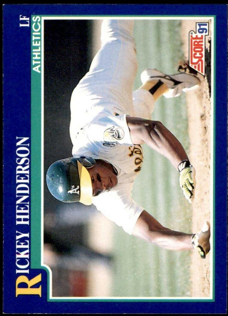 Rickey Henderson #10 Prices | 1991 Score | Baseball Cards