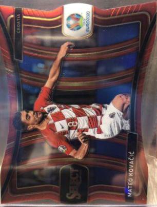 Mateo Kovacic [Red Die Cut Prizm] #107 Soccer Cards 2020 Panini Select UEFA Euro