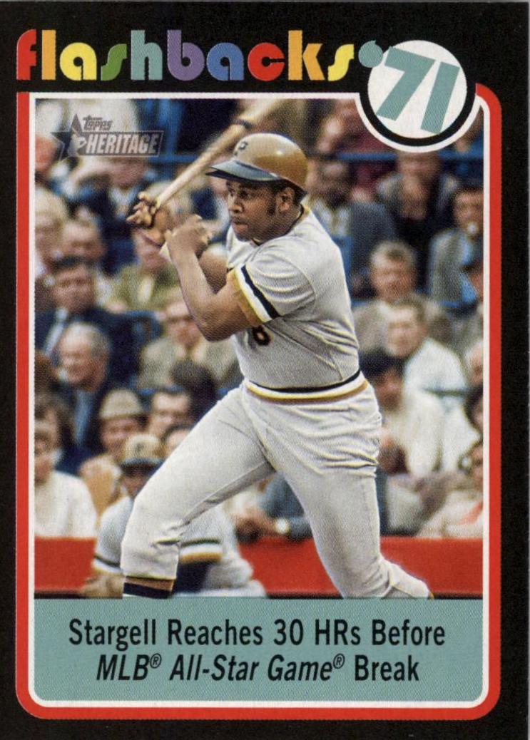 Willie Stargell #BF13 Baseball Cards 2020 Topps Heritage Baseball Flashbacks