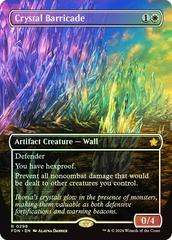 Crystal Barricade [Foil] #296 Magic Foundations Prices