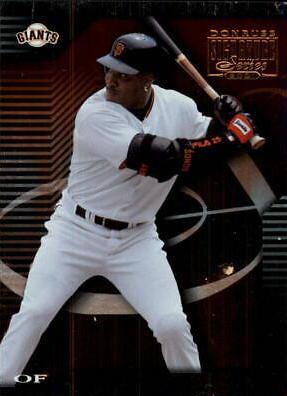 Barry Bonds #2 Baseball Cards 2001 Donruss Signature