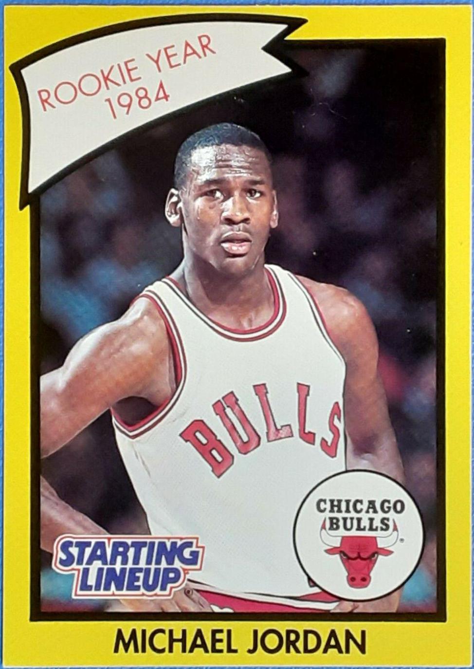 Michael Jordan [Yellow] 23 Prices 1990 Kenner Starting LineUp