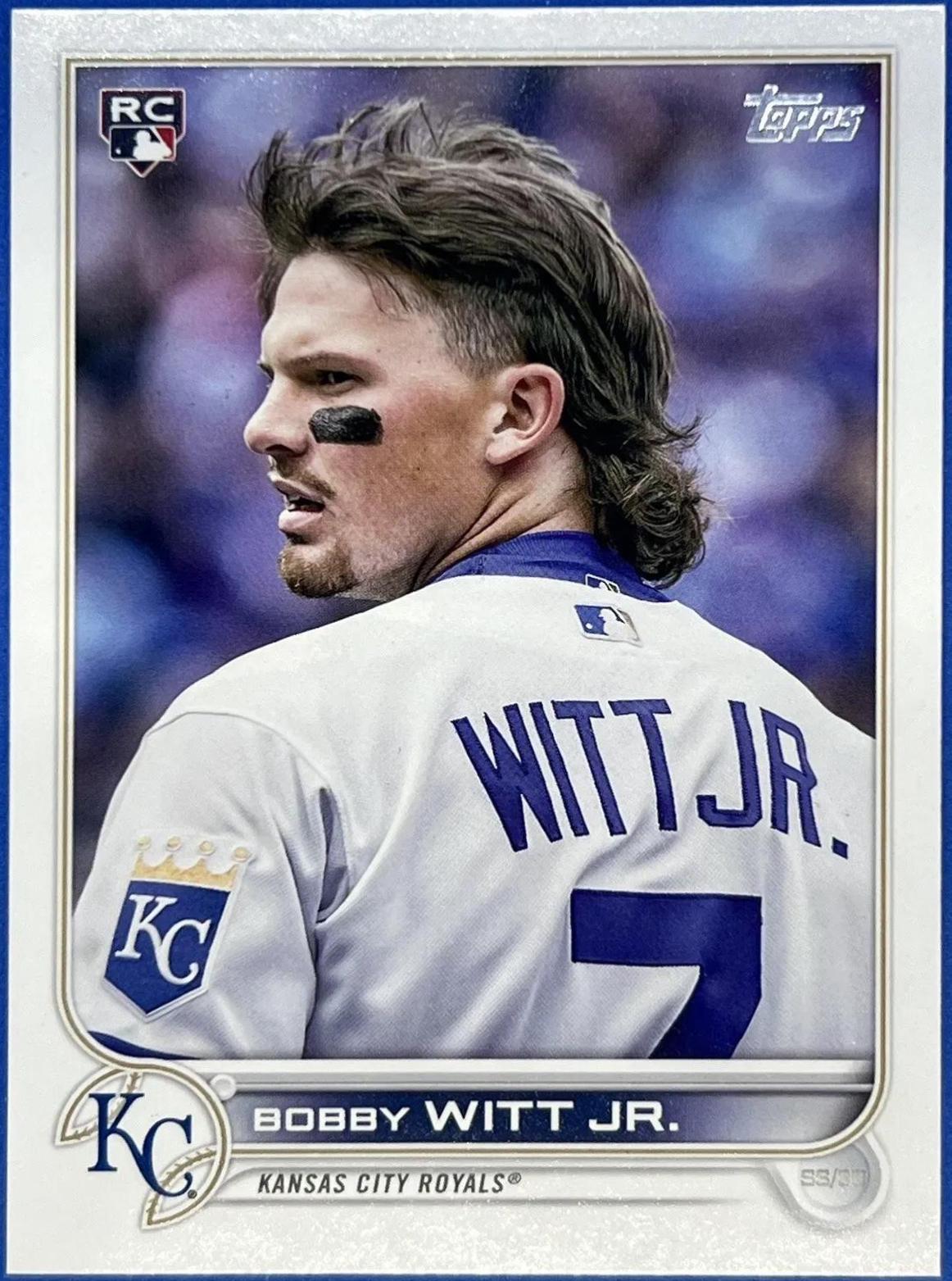 SGC10]Bobby Witt Jr. RC SP 赤黒い ショートプリント 