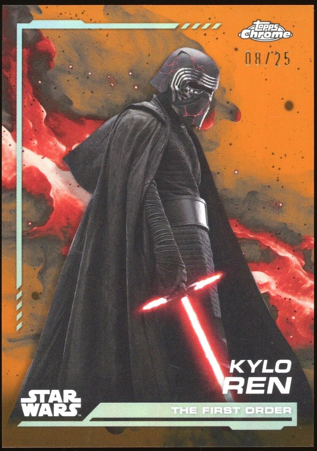 Kylo Ren [Rebel Orange Refractor] #115 Star Wars 2024 Topps Chrome