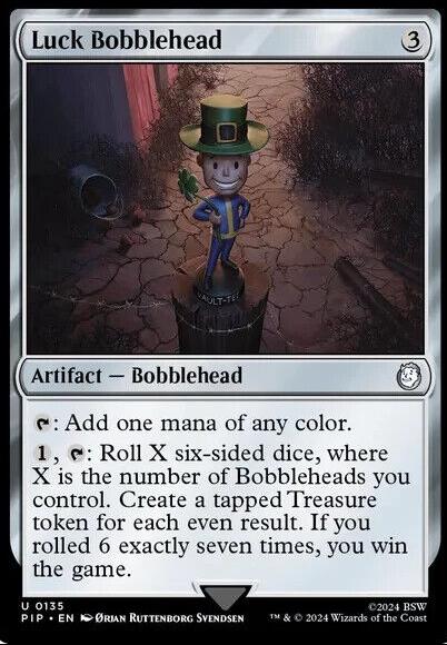 Luck Bobblehead [Foil] #135 Magic Fallout