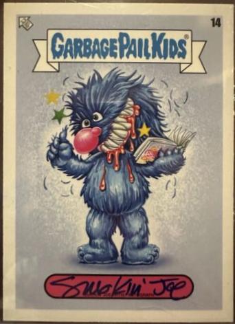 Artist Autograph #14 Garbage Pail Kids Book Worms