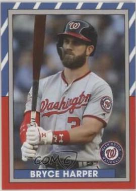 Bryce Harper #120 Baseball Cards 2018 Topps Throwback Thursday