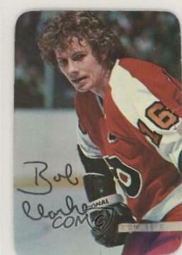 Bobby Clarke #1 Hockey Cards 1976 Topps Glossy Inserts