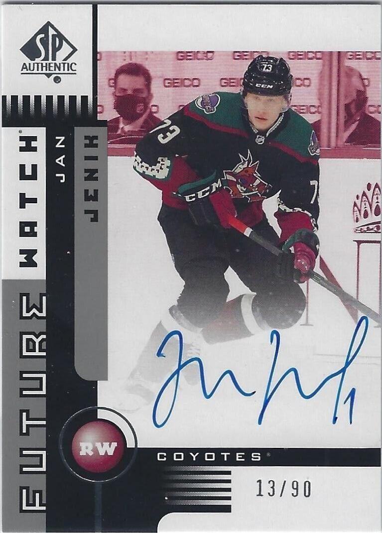 Jan Jenik [Autograph] #01FW-JJ Hockey Cards 2021 SP Authentic 2001-02 Retro Future Watch