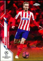 Saul Niguez [Red] #38 Soccer Cards 2019 Topps Chrome UEFA Champions League Sapphire Prices