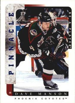 Dave Manson #57 Hockey Cards 1996 Pinnacle Be a Player