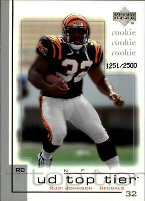 Rudi Johnson #196 Football Cards 2001 Upper Deck Top Tier