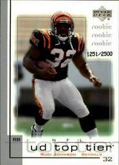 Rudi Johnson #196 Football Cards 2001 Upper Deck Top Tier Prices