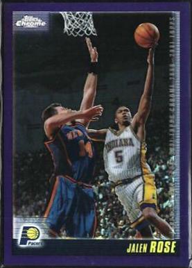 Jalen Rose #3 Basketball Cards 2000 Topps Chrome