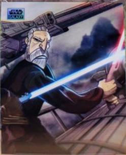 Count Dooku [Aqua Refractor] #AS-5 Star Wars 2024 Topps Chrome Galaxy Art of the Sith