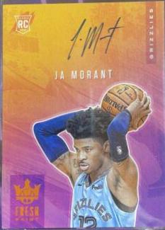 Ja Morant #FP-JAM Basketball Cards 2019 Panini Court Kings Fresh Paint Autographs