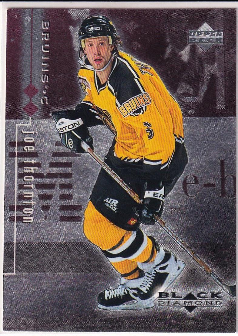 Joe Thornton [Double] #7 Hockey Cards 1998 Upper Deck Black Diamond