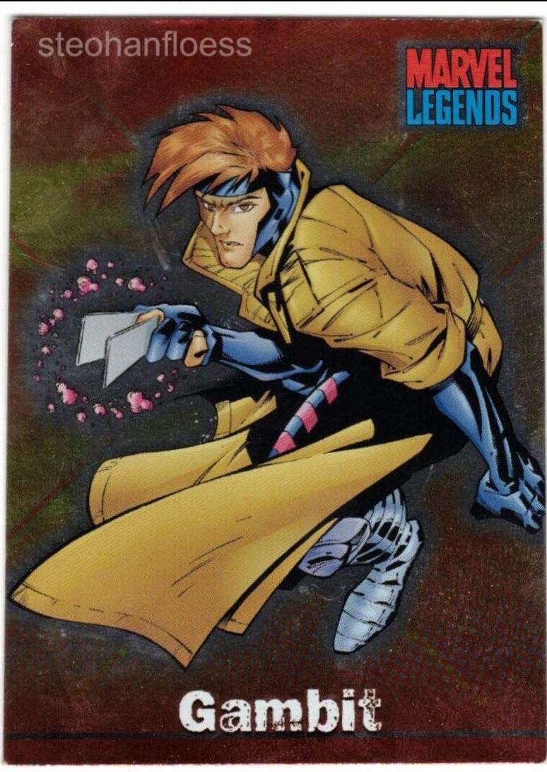 Gambit [Foil] #30 Marvel 2001 Topps Legends