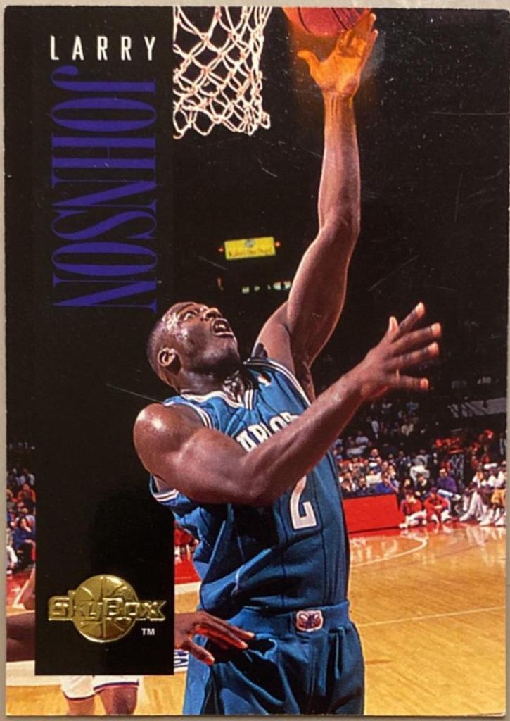 Larry Johnson #19 Basketball Cards 1994 SkyBox Premium