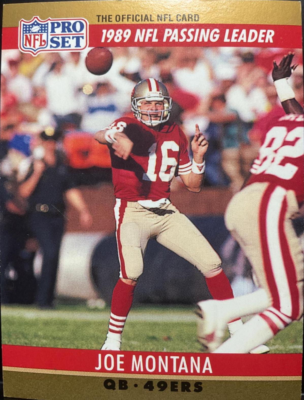 Joe Montana offers NFL Football Rookie Card